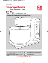 Morphy Richards Total Control Folding Stand Mixer User manual