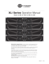 Crown XLi800 User manual
