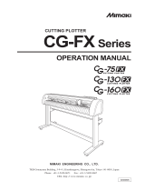 MIMAKI CG-FX Operating instructions