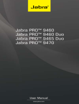 Jabra pro 9470 User manual