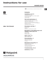 Hotpoint WDL 756P UK User guide
