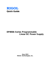 Rigol DP832A Quick start guide