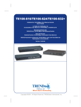 Trendnet TE100-S32plus Owner's manual