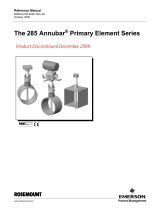 Rosemount The 285 Annubar® Primary Element Series Owner's manual