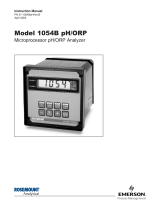 Rosemount 1054B-pH Microprocessor pH Analyzer Owner's manual