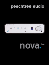 Peachtree Audio Nova Pre User manual