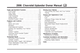 Chevrolet 2006 Uplander Owner's manual