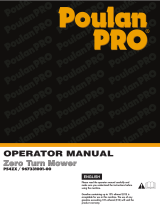 Poulan Pro P54ZX Owner's manual