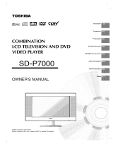 Toshiba SD-P7000 Owner's manual