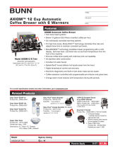 Bunn-O-Matic AXIOM 0/6 Twin Datasheet