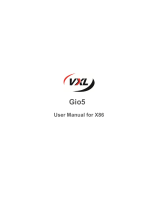 Vxl GIO 5 User guide