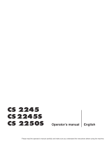 Jonsered CS 2245 User manual