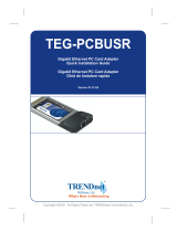 Trendnet TEG-PCBUSR User guide