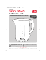 Morphy Richards 43960 Accents Brita Filter Jug Kettle User manual