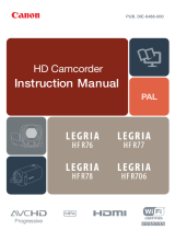 Canon LEGRIA HF R77E Owner's manual