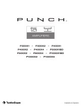 Rockford Fosgate PUNCH P300X1 User manual