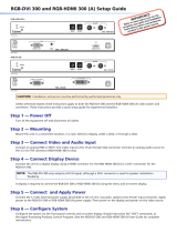 Extron RGB-DVI 300 User manual