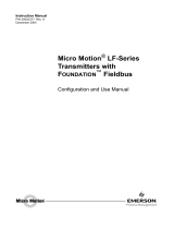 Micro Motion Low Flow Transmitter Owner's manual