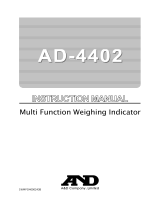 AND AD-4402 User manual