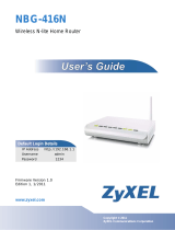 ZyXEL Communications NBG-416N User manual