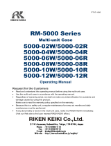 RKI Instruments RM-5000 Multi-Unit Case Owner's manual
