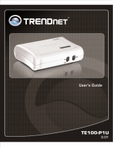 Trendnet TE100-P1U User guide