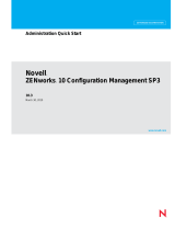 Novell ZENworks 10 Configuration Management SP3  Quick start guide