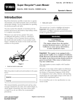 Toro Super Recycler Lawn Mower User manual