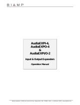 Biamp Audia Mini-Expanders User manual