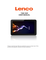 Lenco TAB-1045 User manual