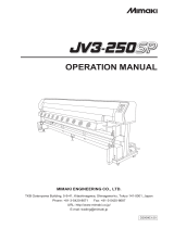 MIMAKI JV3 Operating instructions