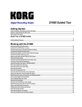 Korg D1600 User guide
