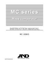 AND MC-100KS User manual