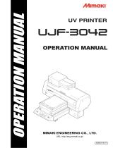 MIMAKI UJF-3042 Operating instructions