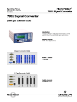 Micro Motion Signal Converter Owner's manual