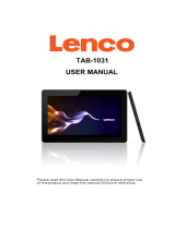 Lenco TAB-1031 User manual