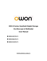 OWON HDS3102M-N User manual