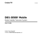 Cruise TV DBS-30500 Mobile Owner's manual