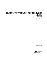 VMware vCenter vCenter Site Recovery Manager 4.0 User guide