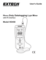 Extech Instruments HD450 User manual