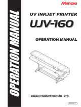 MIMAKI UJV-160 Operating instructions