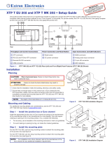 Extron XTP T MK 202 User manual