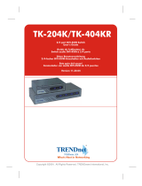 Trendnet TK-404KR User manual