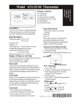 ClimateMaster ATA11C04 Install Manual
