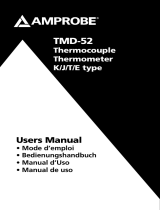Amprobe TMD-52 Thermocouple Thermometer User manual