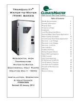 ClimateMaster THW 50 Hz Install Manual