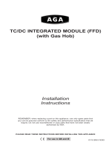 AGA TC DC Integrated Module Gas Hob Installation guide