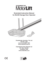 Chamberlain Motorlift MotorLift ML500 Owner's manual