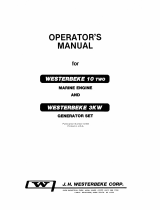 Westerbeke 3.0 WMD User manual