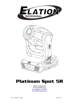 Elation Platinum Spot 5R User manual